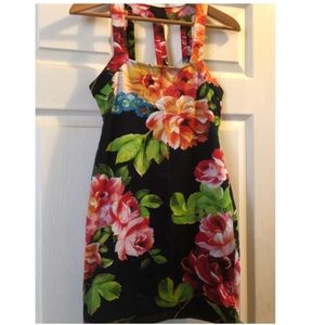 Floral print dress